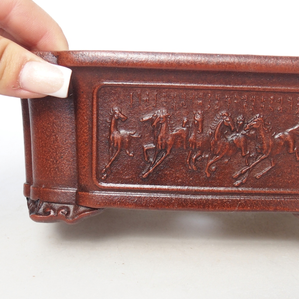 Bol 17,5 x 13 x 7 cm brun