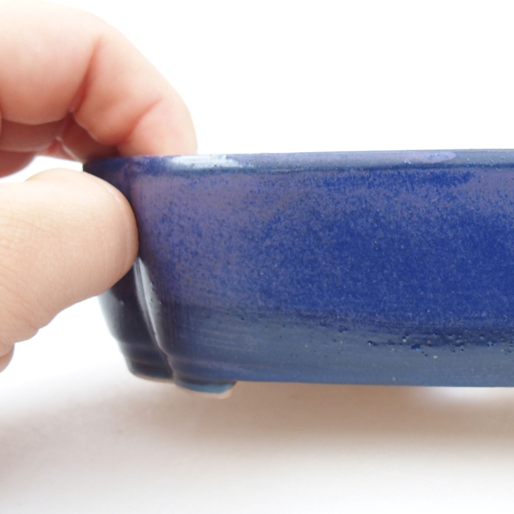 Bol à bonsaï en céramique 22 x 17 x 5 cm, vert