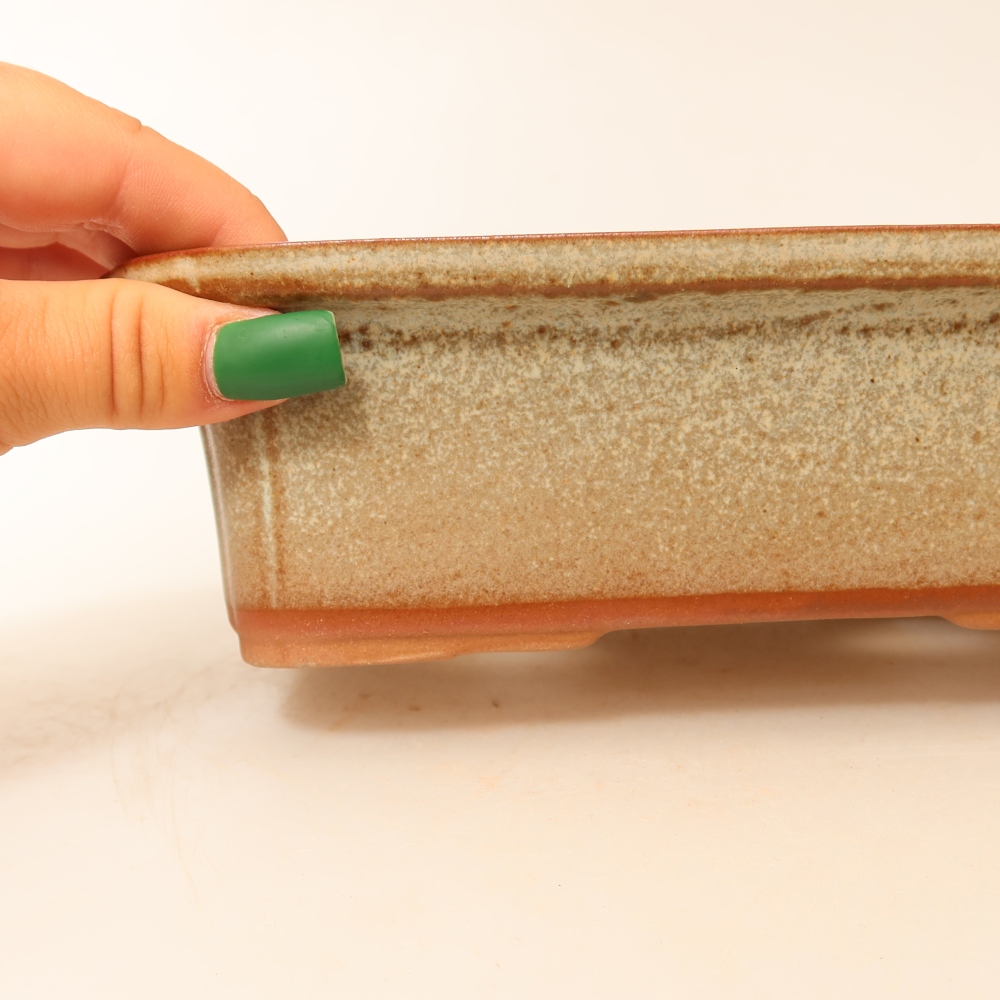 Bol en céramique  20 x 15,5 x 5,5 cm , couleur beige