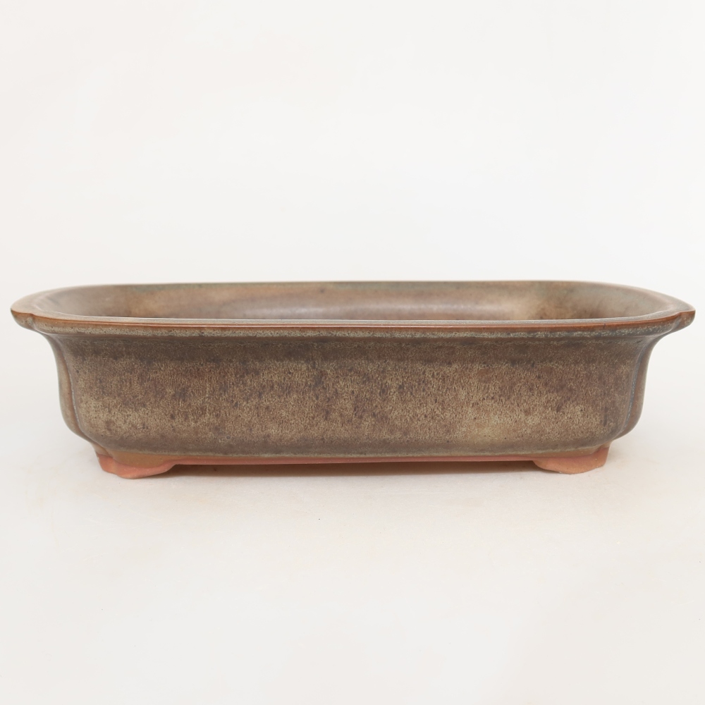 Bol en céramique  24 x 17 x 6 cm, couleur marron