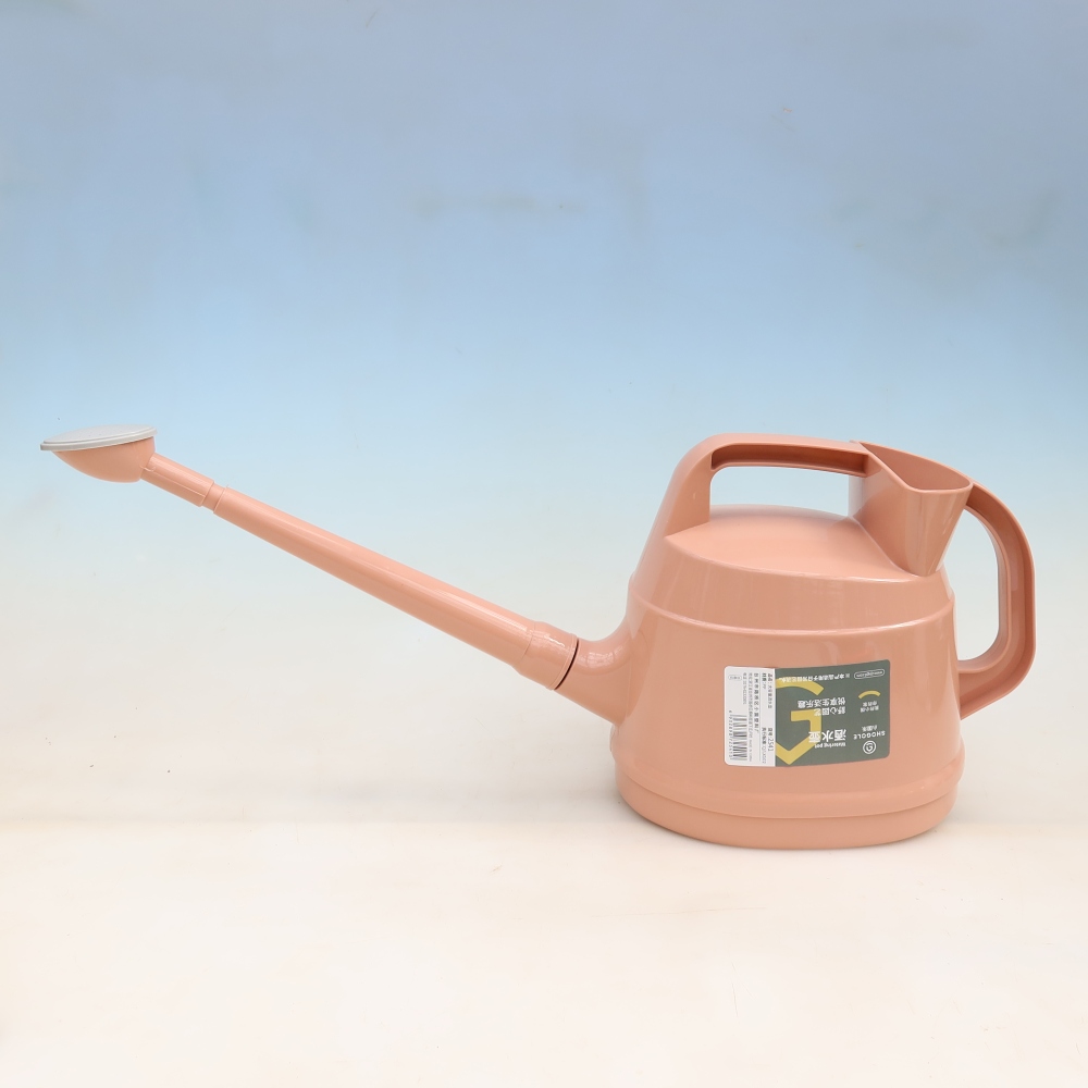 Arrosoir en plastique de 4,5 litres, rose