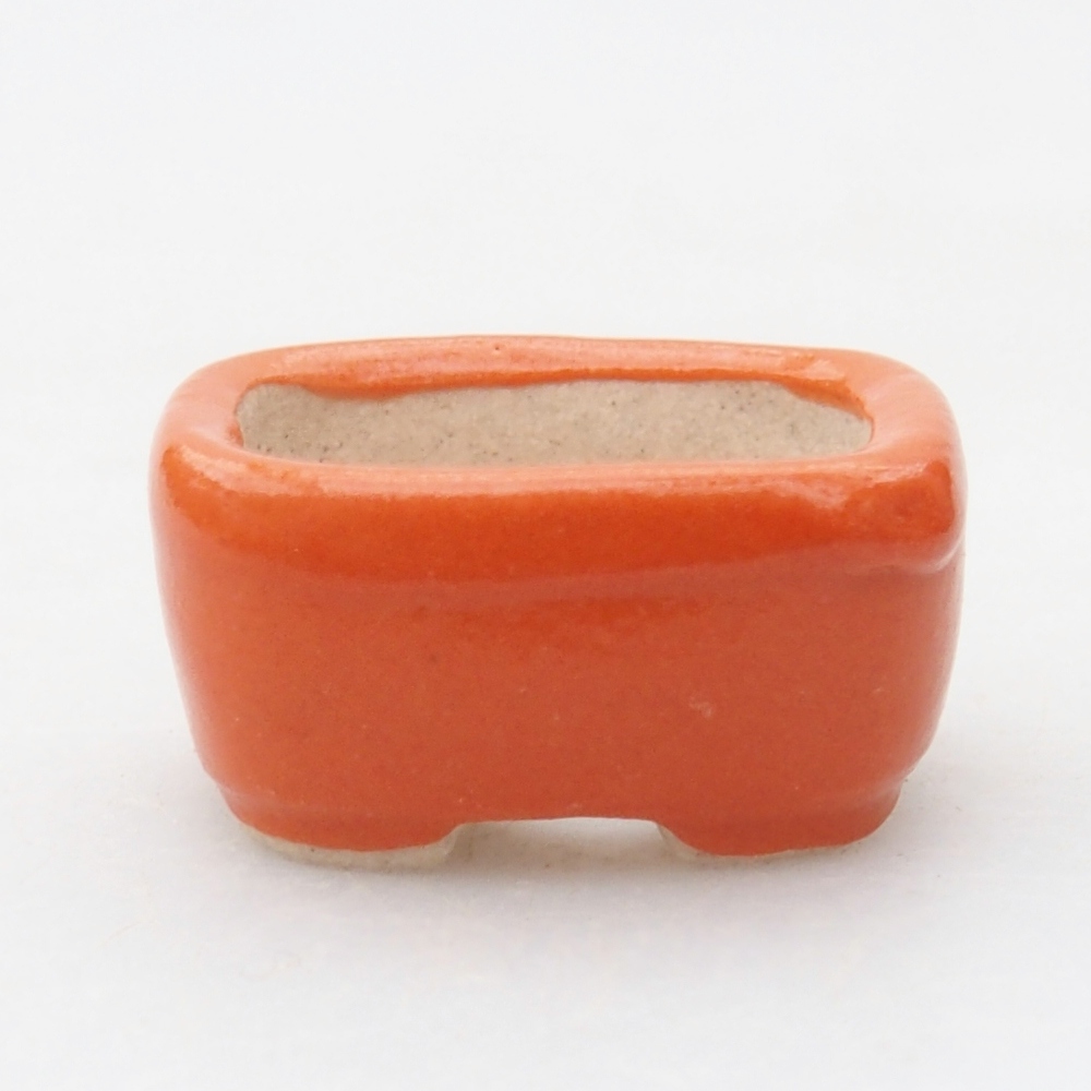 Mini bol bonsaï 2,5 x 2,5 x 1 cm, orange