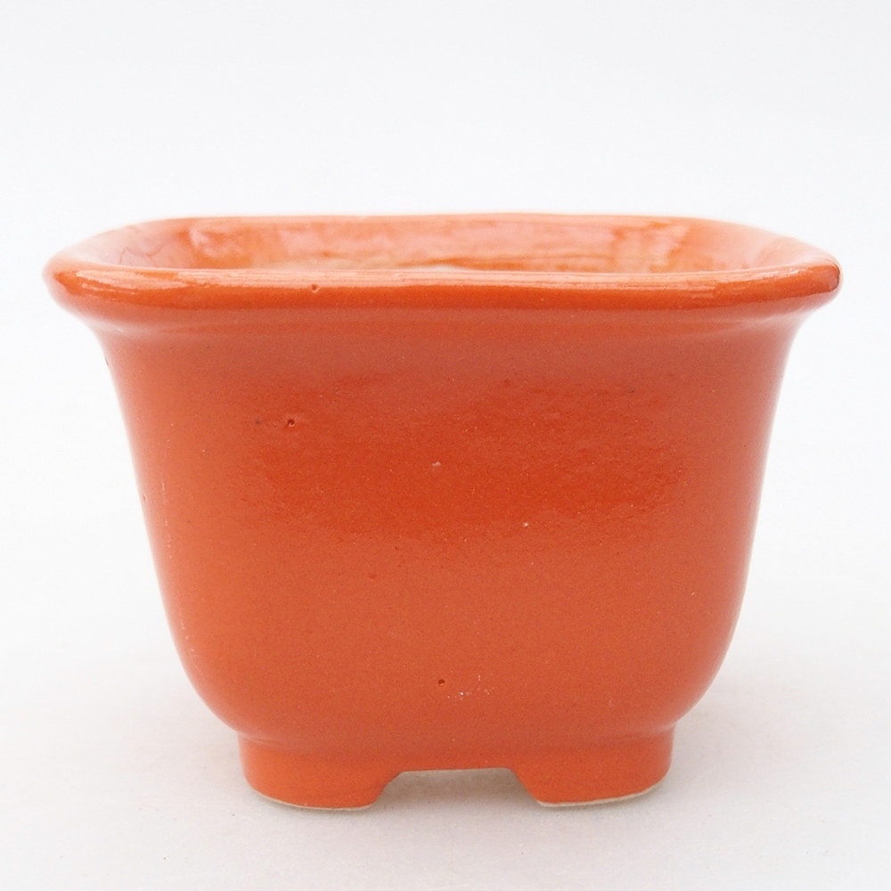 Mini bol bonsaï 6,5 x 6,5 x 4,5 cm, orange