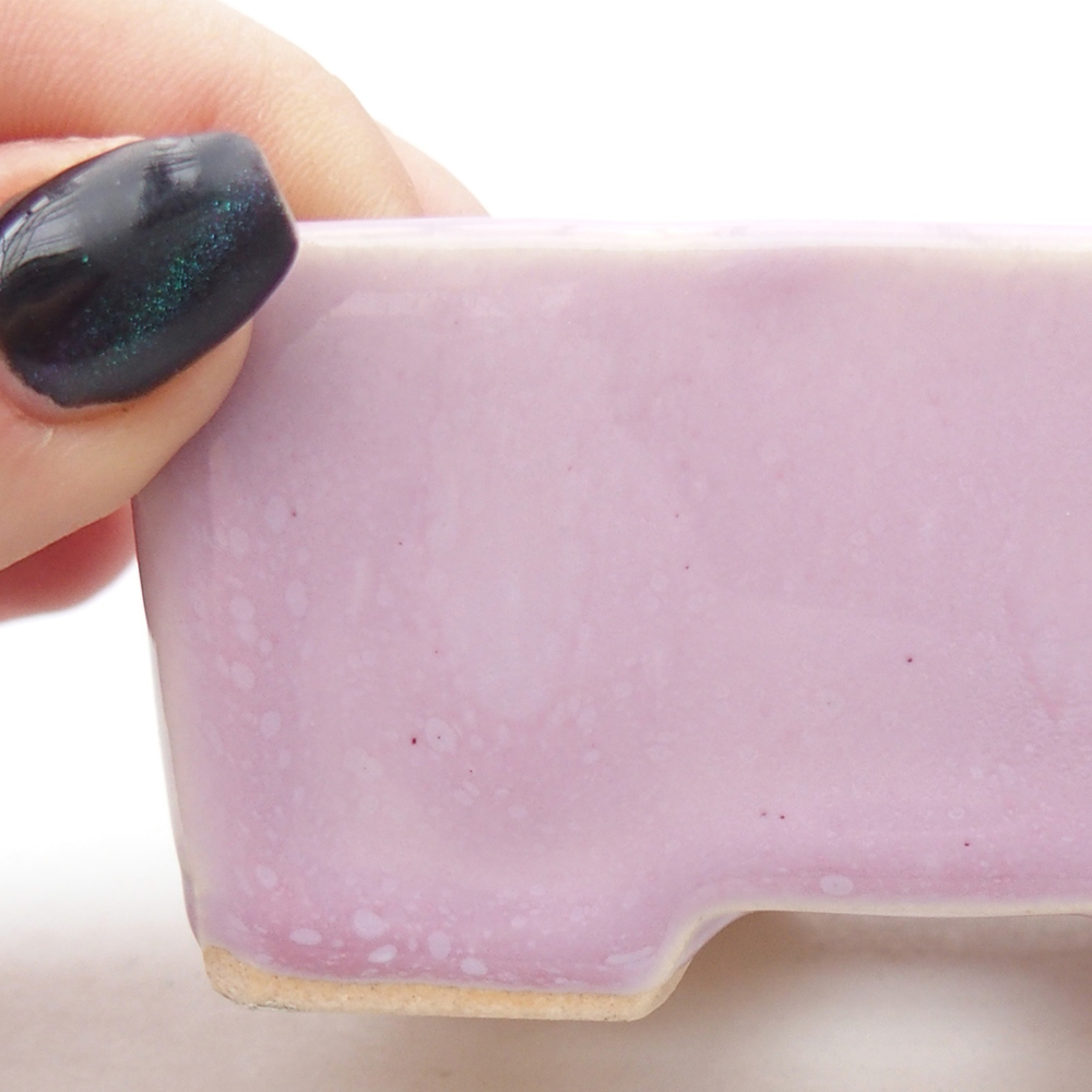 Mini bol bonsaï 9 x 7 x 4 cm, rose