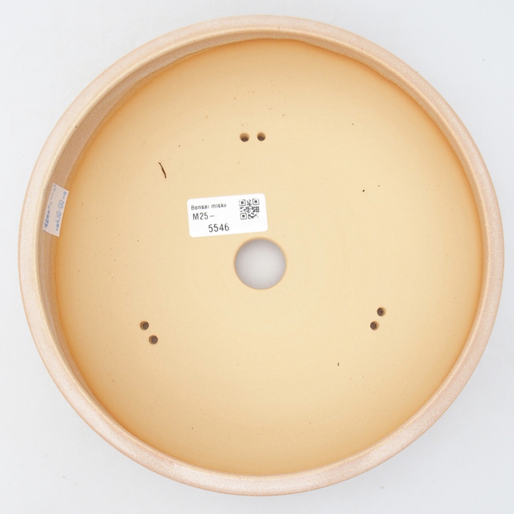 Bol à bonsaï en céramique 22 x 22 x 6 cm, rose