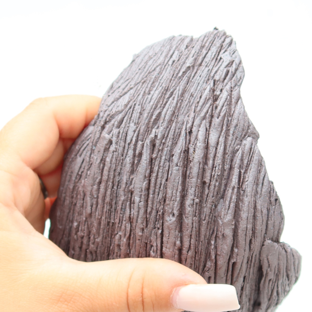 Coquille en céramique  15 x 11 x 14 cm, couleur marron