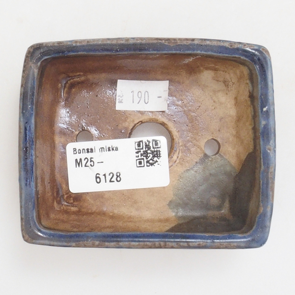 Bol à bonsaï en céramique 10 x 8,5 x 4 cm, brun