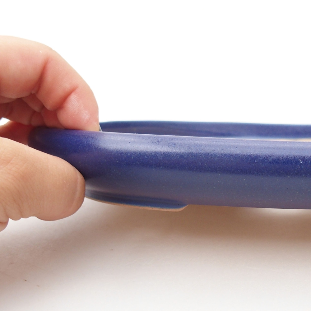 Bol à bonsaï en céramique 22 x 17 x 5 cm, vert