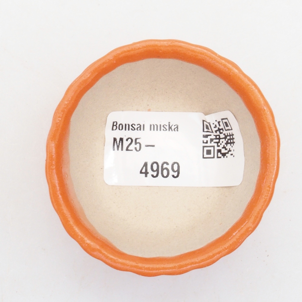 Mini bol bonsaï 5 x 5 x 2,5 cm, orange
