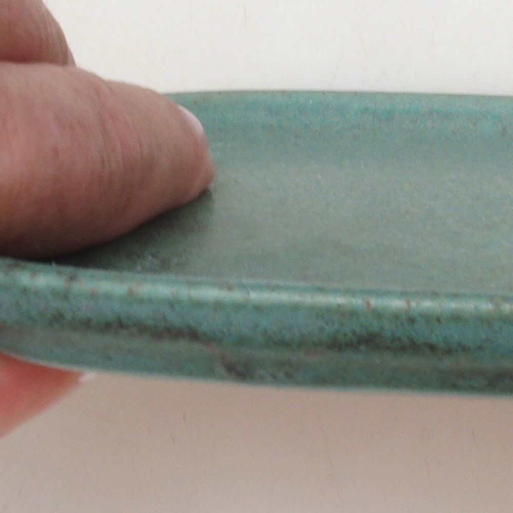 Bol en céramique H31 - 15 x 13 x 1 cm - vert