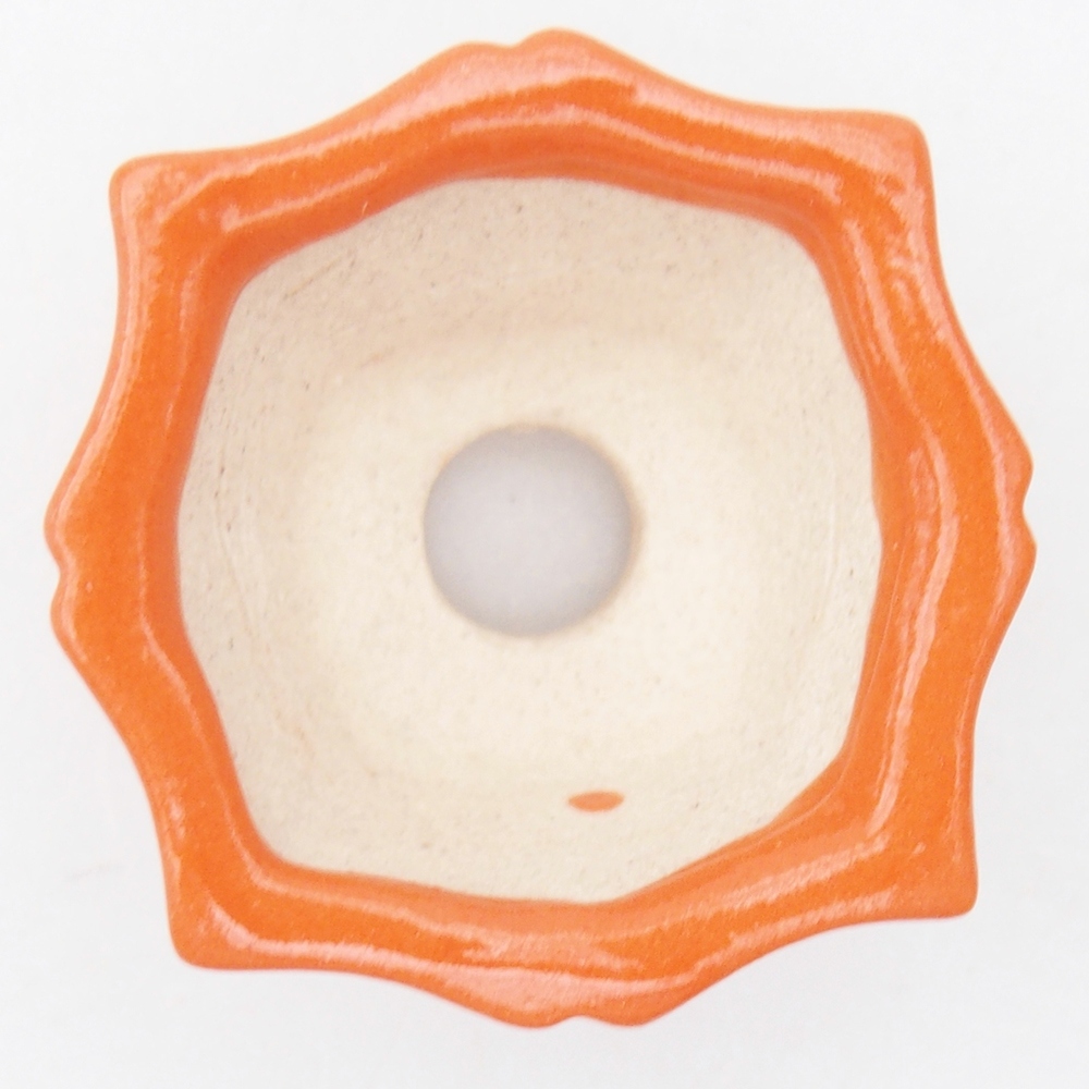 Mini bol bonsaï 3,5 x 3,5 x 2 cm, orange