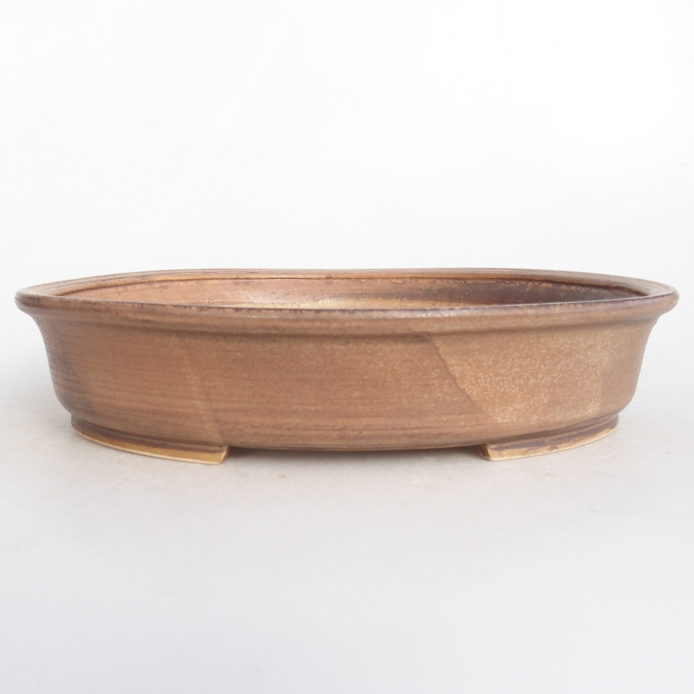 Bol à bonsaï en céramique 24 x 20,5 x 5 cm, rose