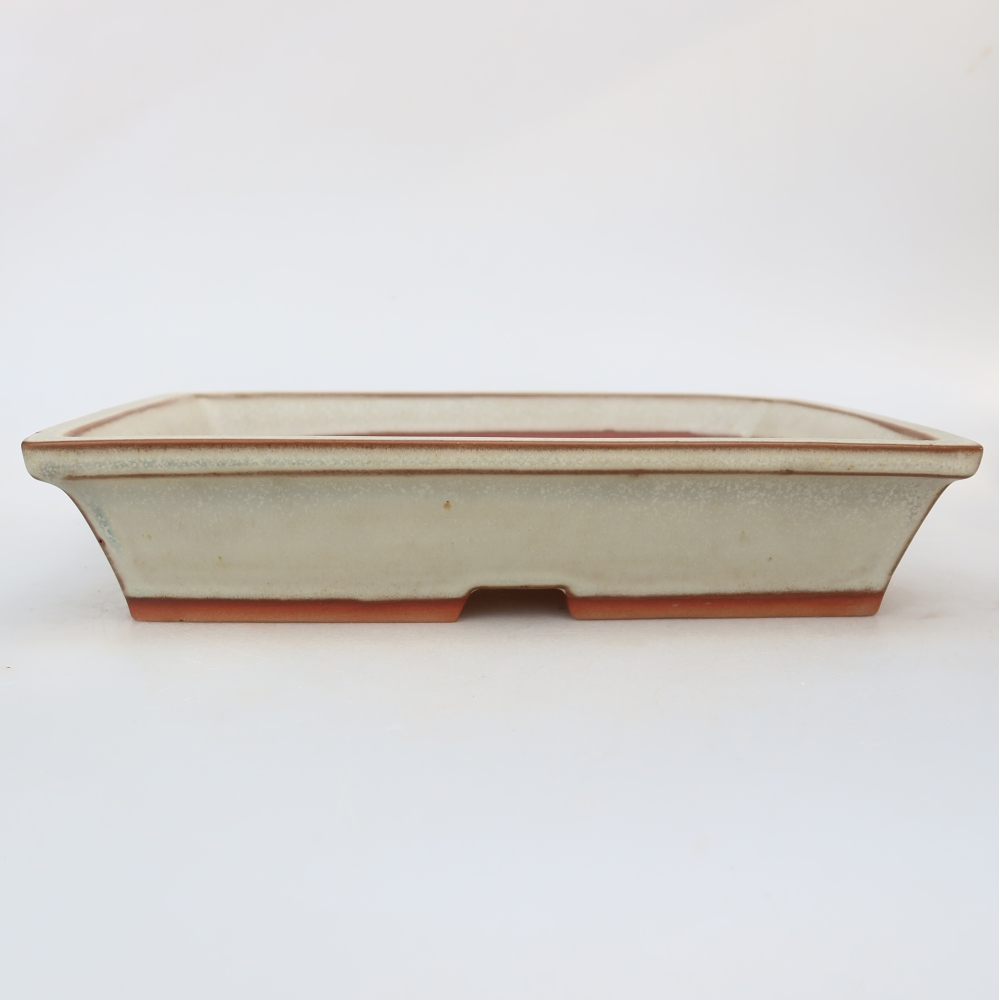 Bol en céramique  26 x 19,5 x 5,5 cm, couleur beige