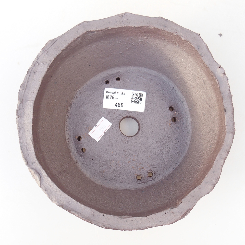 Bol à bonsaï en céramique 18 x 18 x 6 cm, couleur métal