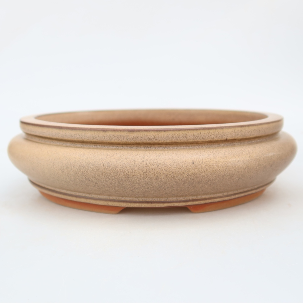 Bol en céramique  23 x 23 x 7 cm, couleur beige