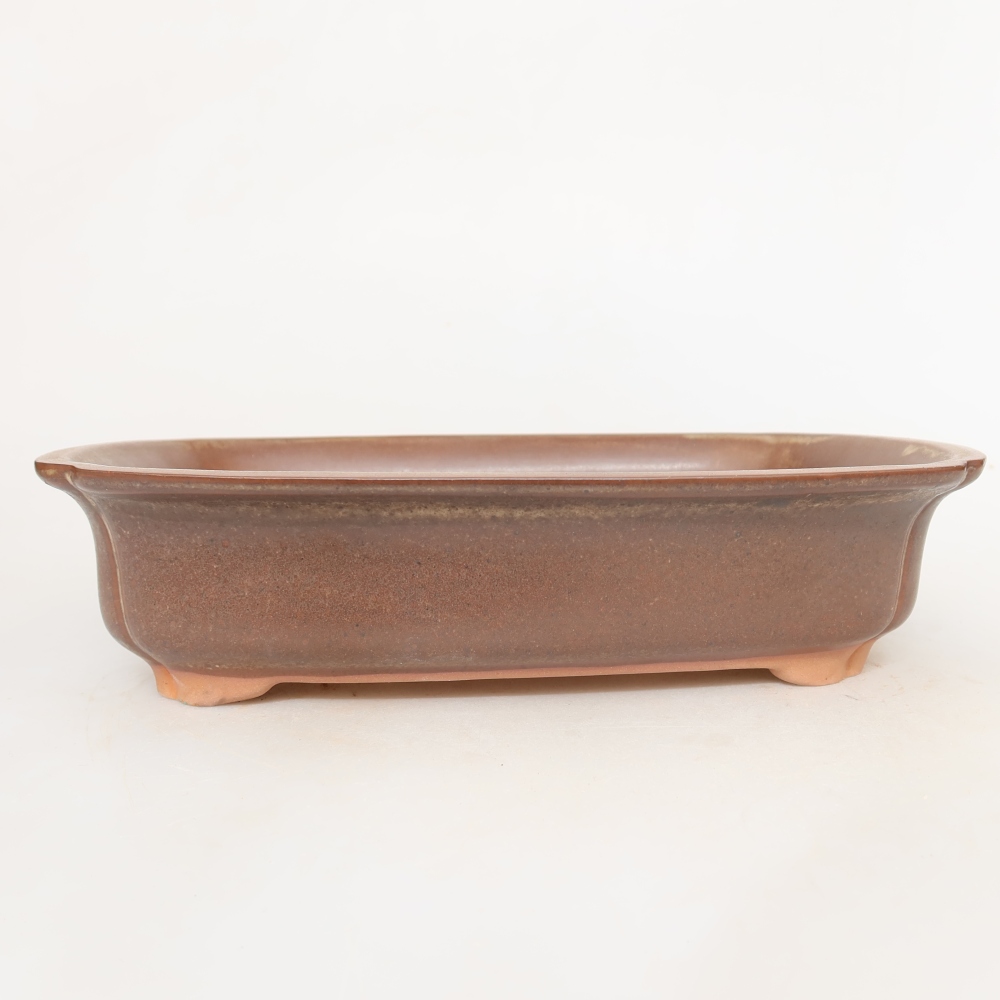 Bol en céramique  24 x 17 x 6 cm, couleur marron