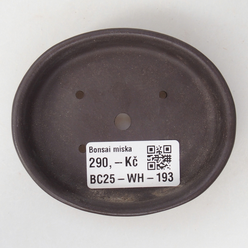 Mini bol bonsaï 9 x 7,5 x 2 cm, brun