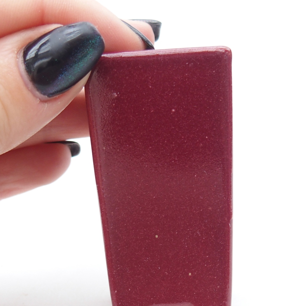 Mini bol bonsaï 3 x 3 x 5,5 cm, bordeaux