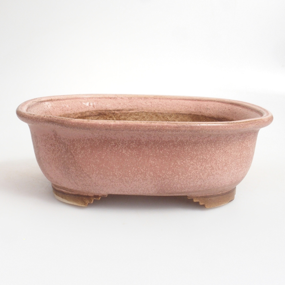 Bol à bonsaï en céramique 10 x 8,5 x 4 cm, brun