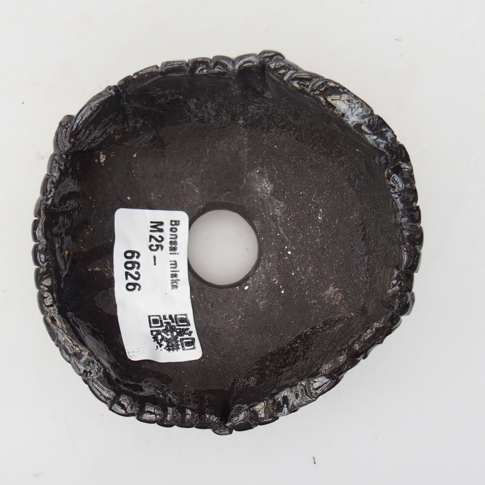 Coquille en céramique 8,5 x 8 x 5 cm , couleur noire