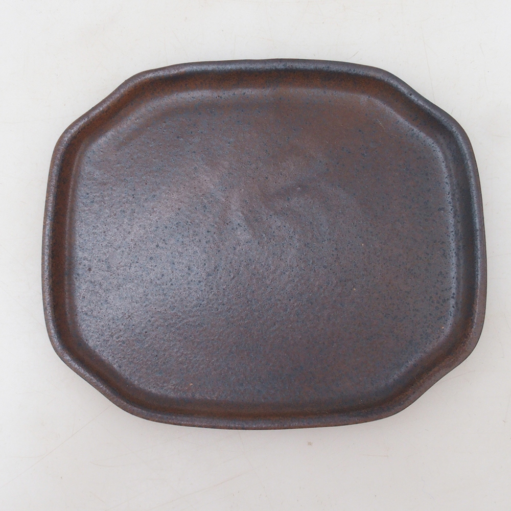 Bol en céramique H31 - 15 x 13 x 1 cm - brun