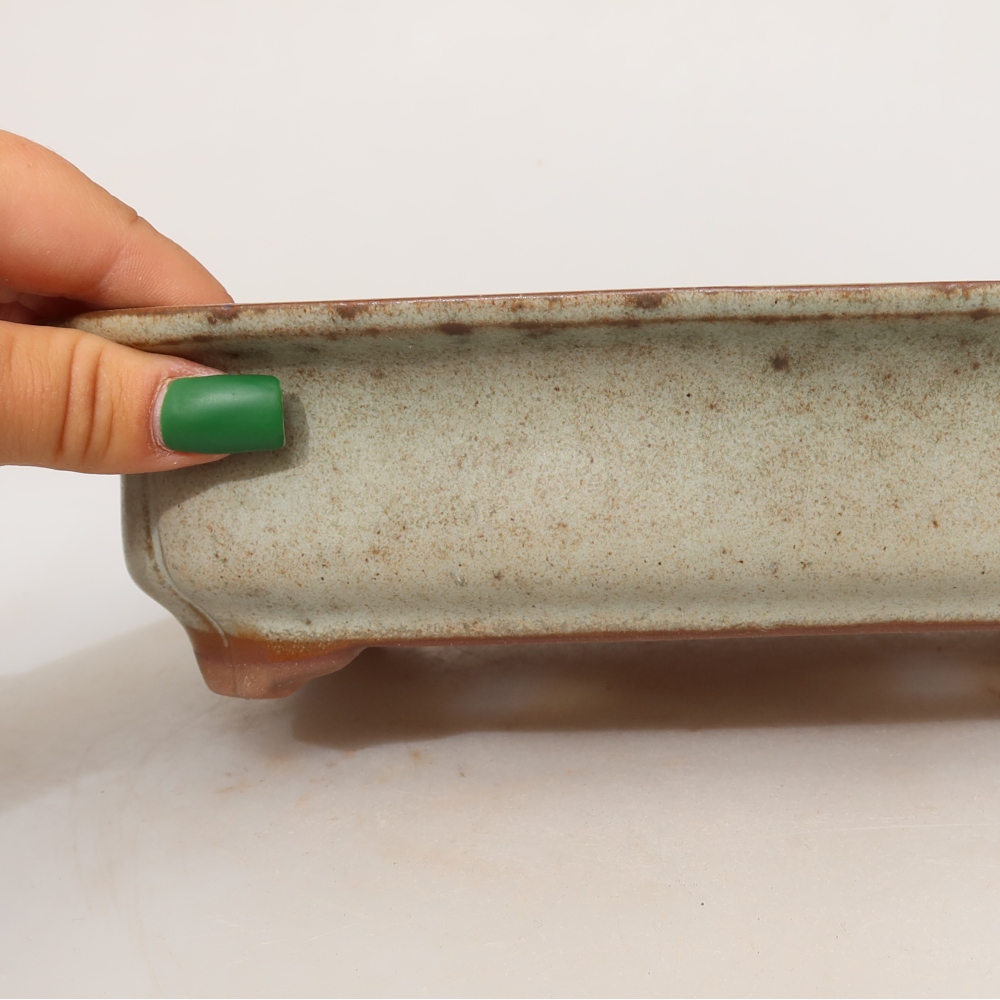 Bol en céramique  24 x 17 x 6 cm, couleur beige
