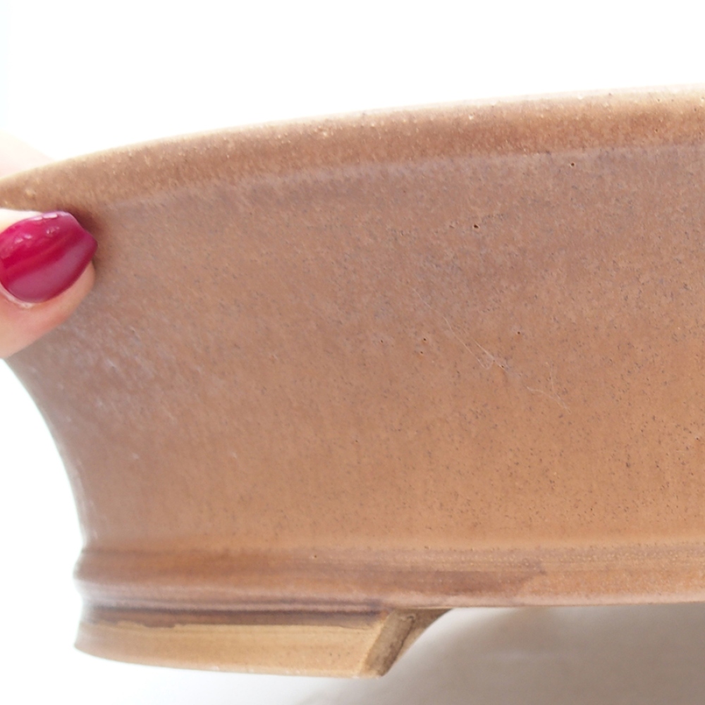 Bol à bonsaï en céramique 32 x 29 x 7 cm, rose