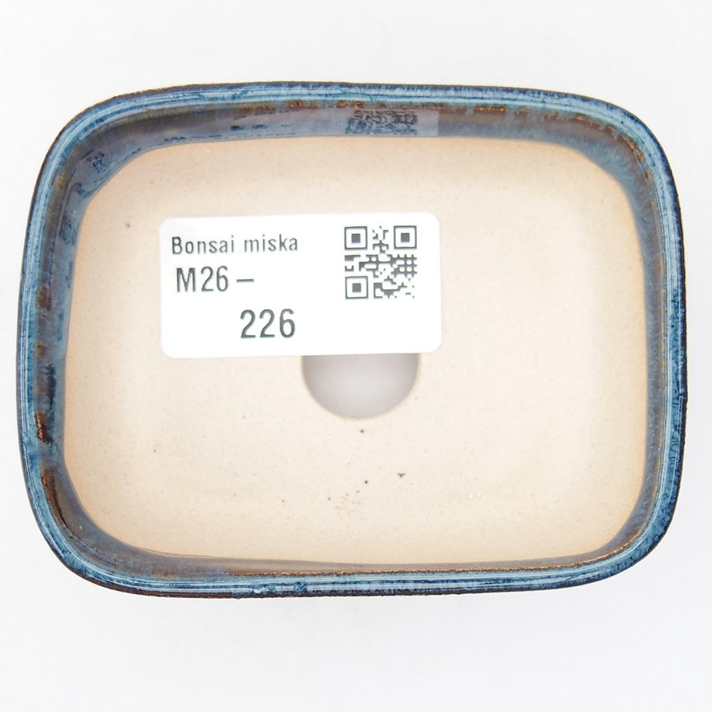 Mini bol bonsaï 8 x 6,5 x 3 cm, couleur bleu