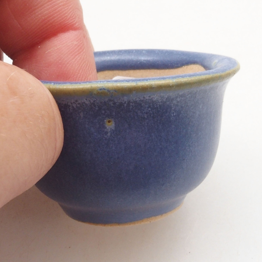 Mini bol bonsaï 4,5 x 4,5 x 3 cm, couleur bleu