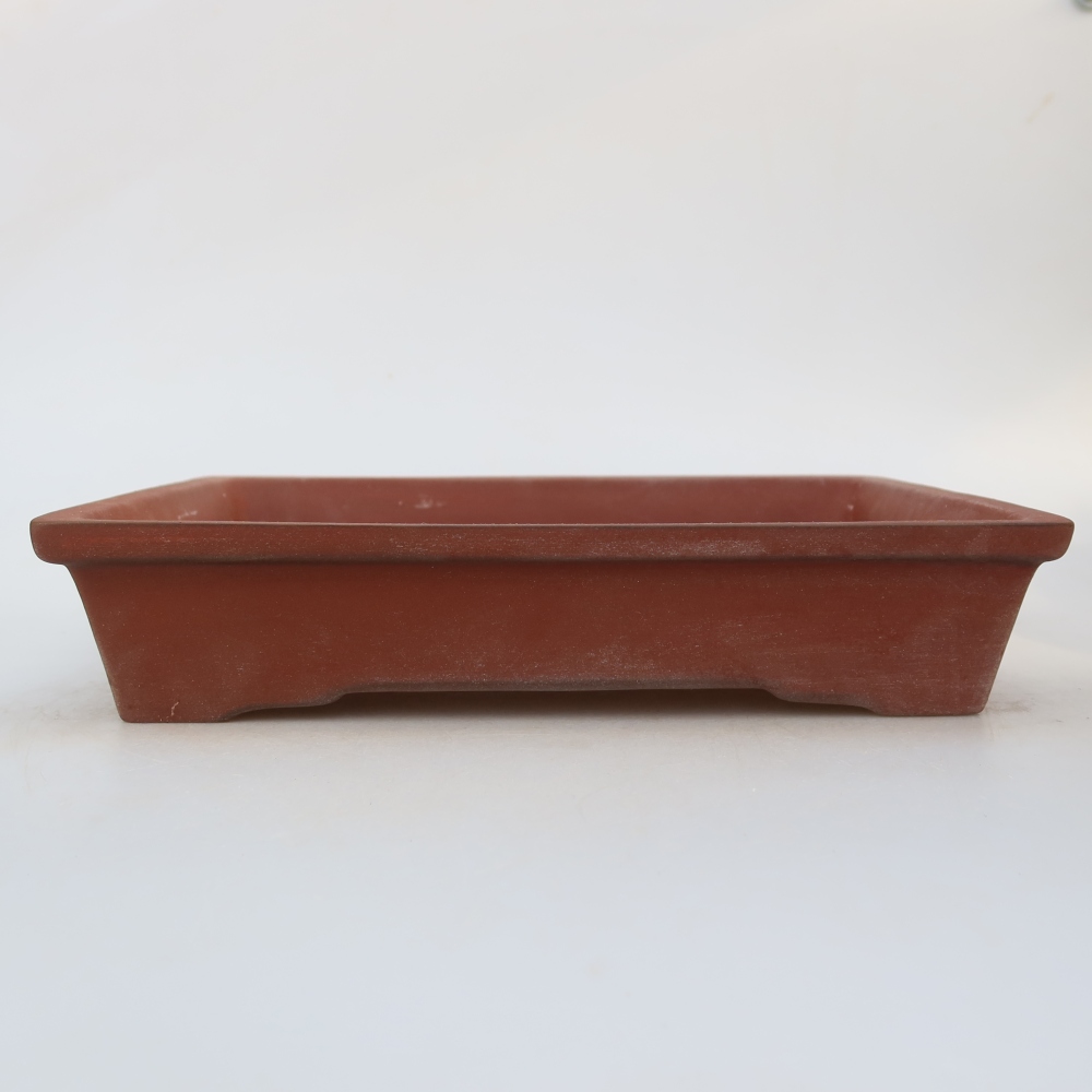 Bol en céramique  26 x 20 x 5 cm, couleur brique