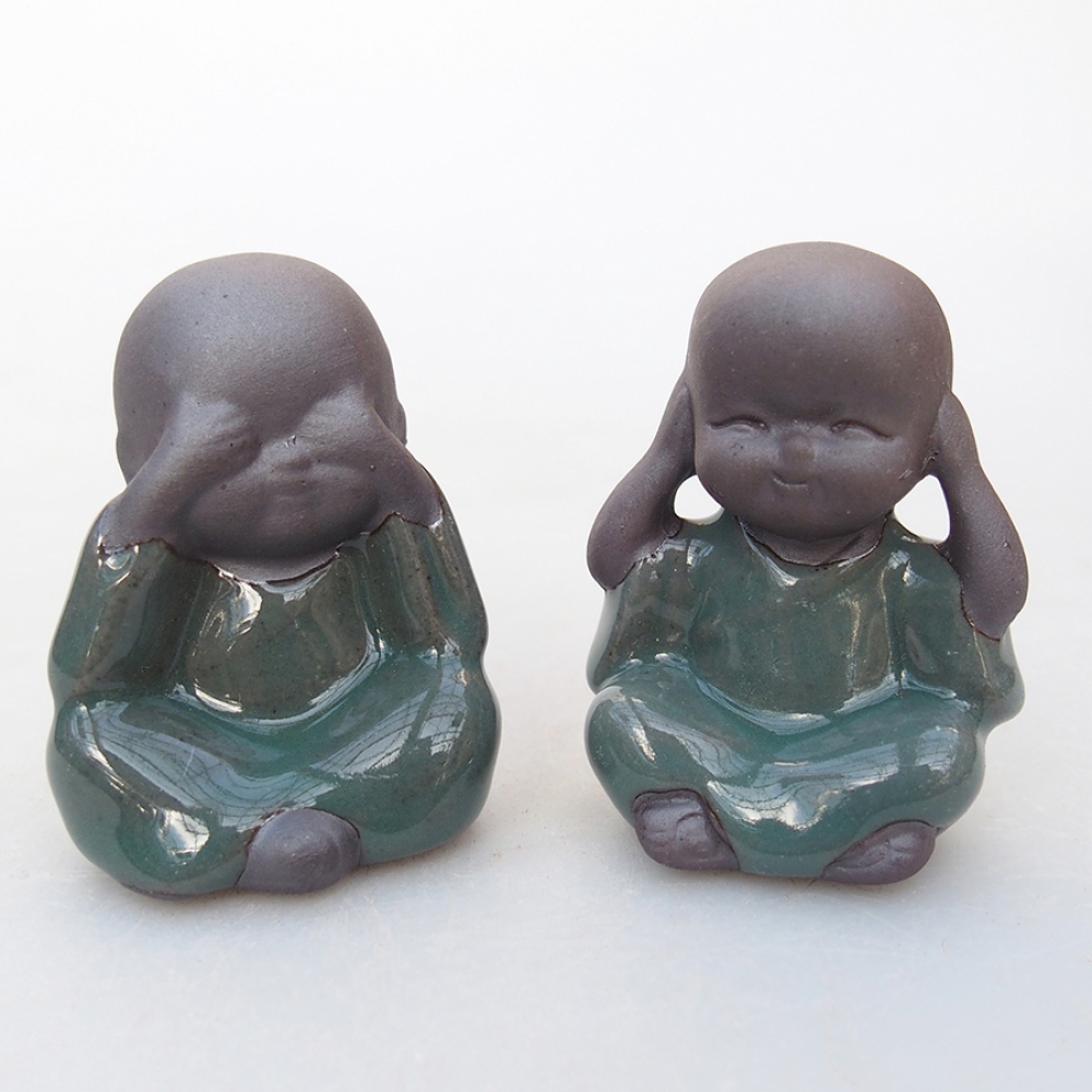 Figurine en céramique 2pcs