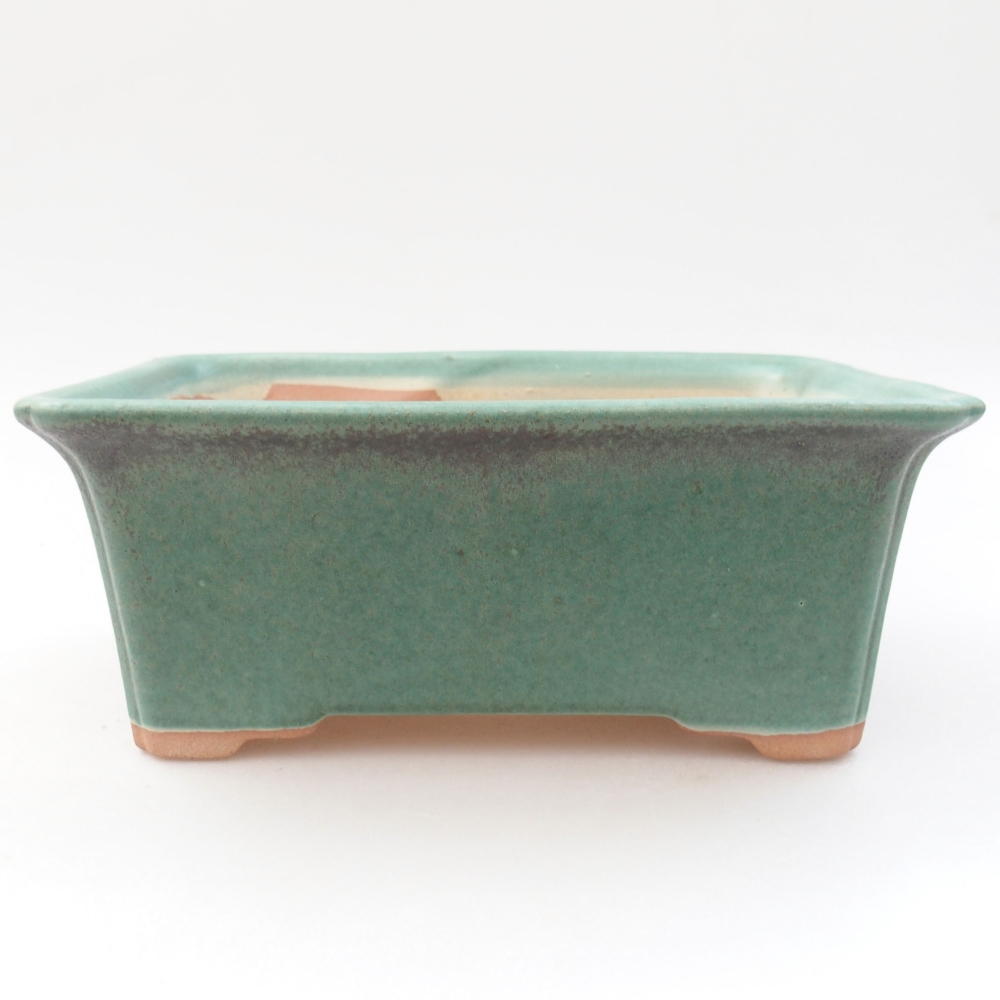 Bol à bonsaï en céramique 22 x 17 x 5 cm, vert