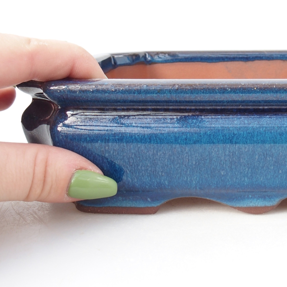 Bol 21,5 x 26,5 x 4 cm couleur bleu