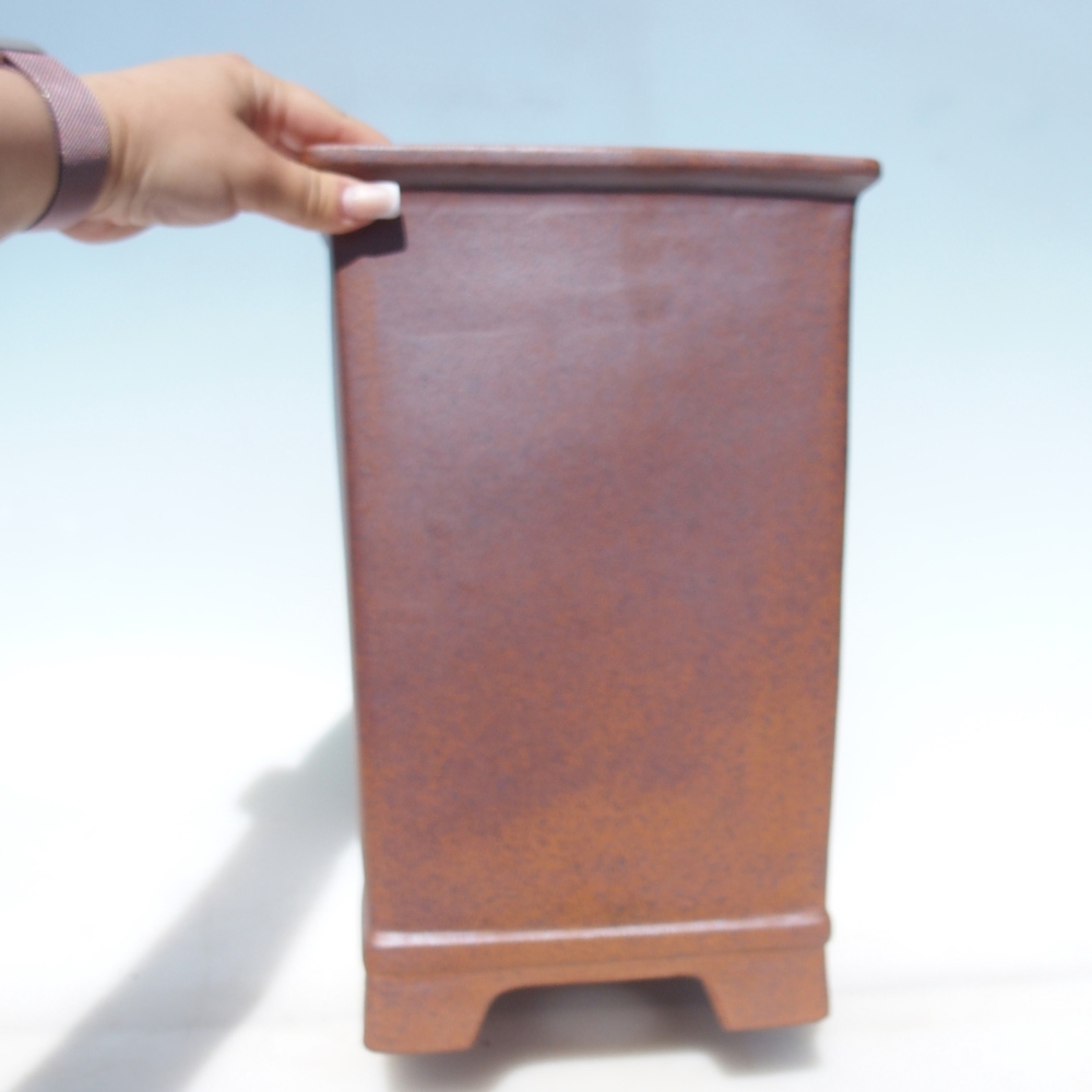 Bol 21,5 x 21,5 x 32 cm marron - ENLEVEMENT PERSONNEL OU TRANSPORT SUR PALETTE UNIQUEMENT