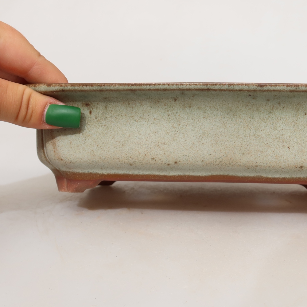 Bol en céramique  24 x 17 x 6 cm, couleur beige