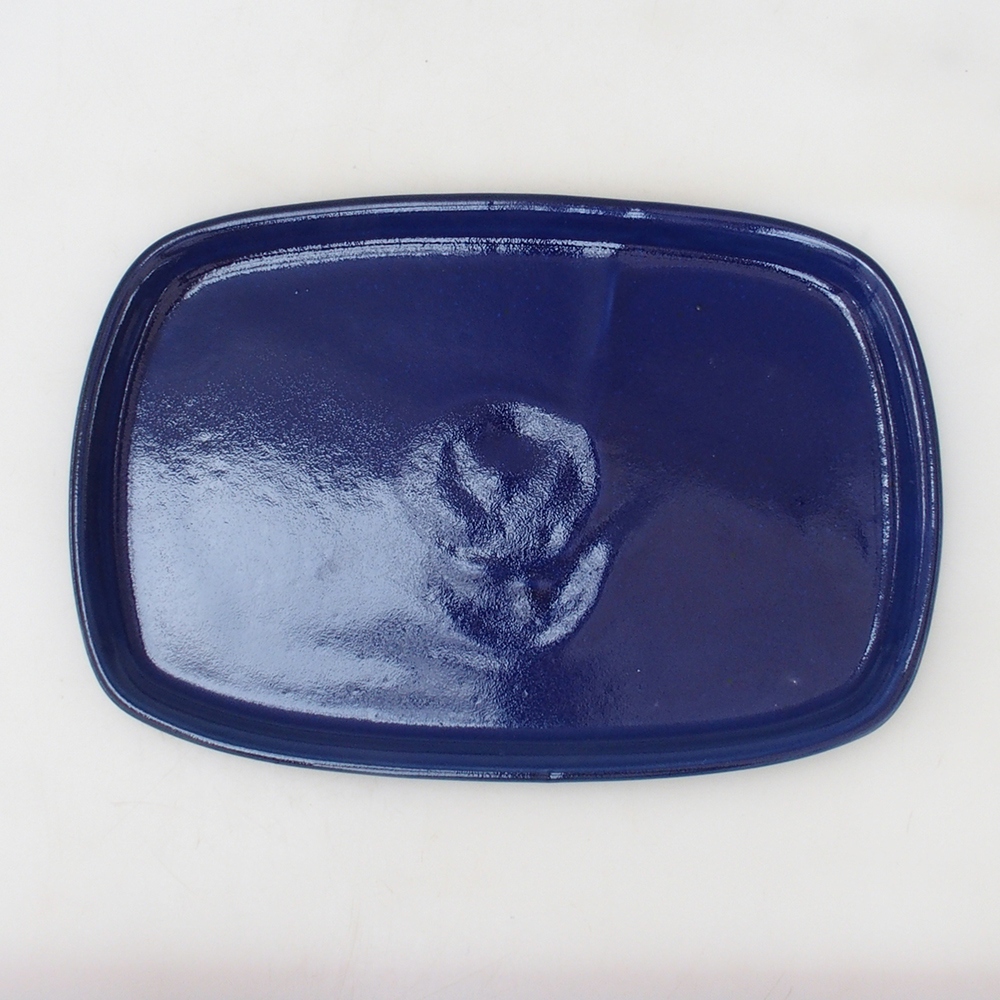 Bol Bonsaï + soucoupe H10 - 37 x 28 x 9 cm - bleu