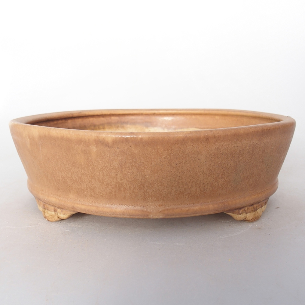 Bol à bonsaï en céramique 18 x 18 x 5 cm, rose