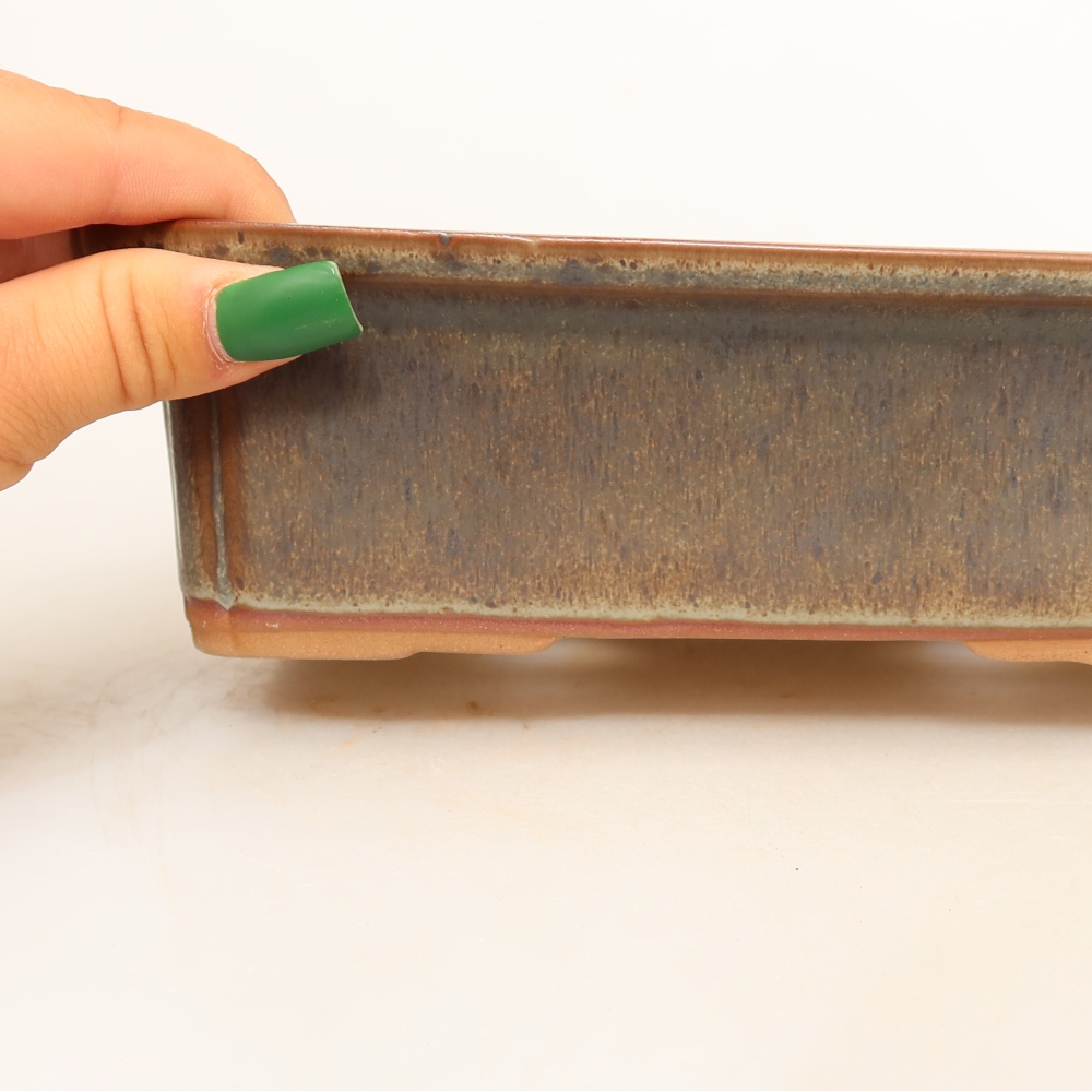 Bol en céramique  20 x 15,5 x 5,5 cm, couleur marron