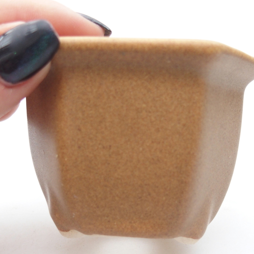 Mini bol bonsaï 7,5 x 6,5 x 5 cm, brun