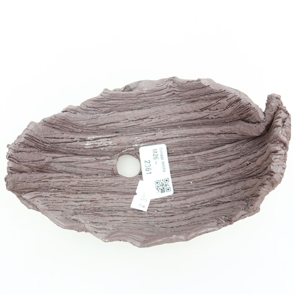 Coquille en céramique  14,5 x 11 x 12 cm , couleur marron