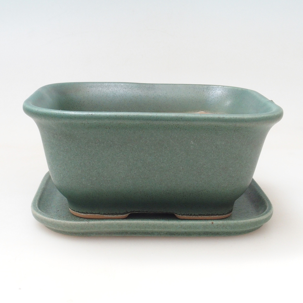 Coupe Bonsaï + soucoupe H38 - 12x10x5,5 cm.