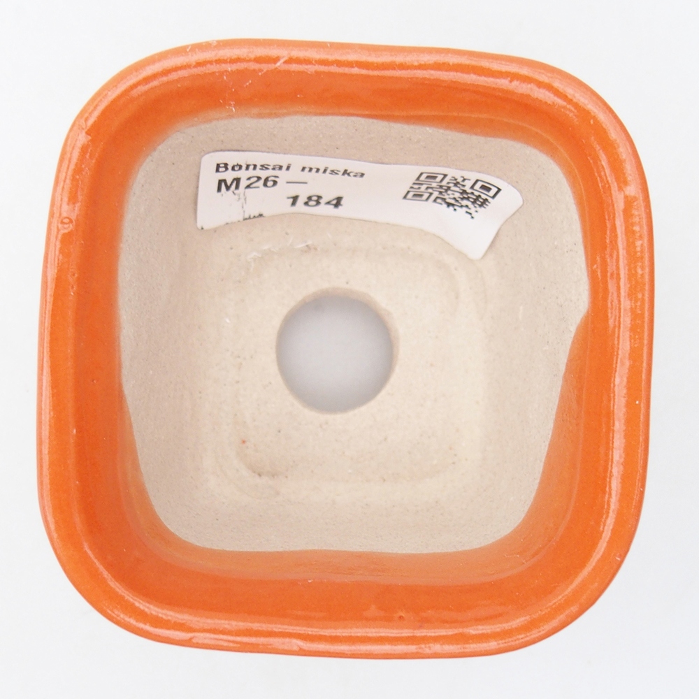 Mini bol bonsaï 6,5 x 6,5 x 4,5 cm, orange