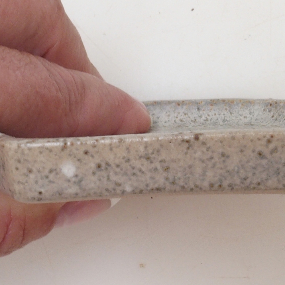 Bonsaï hexagonal D3 - 11 x 9,5 x 1 cm - beige