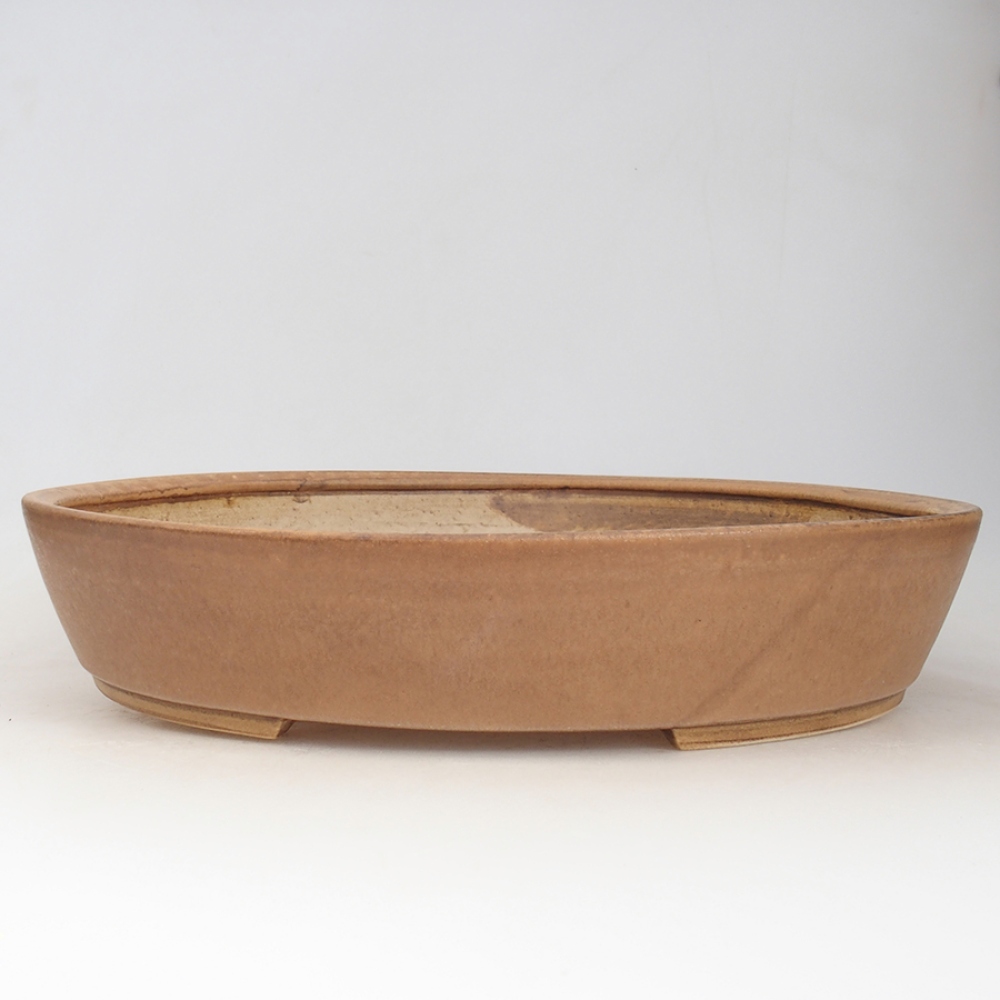 Bol à bonsaï en céramique 32 x 28 x 6 cm, rose