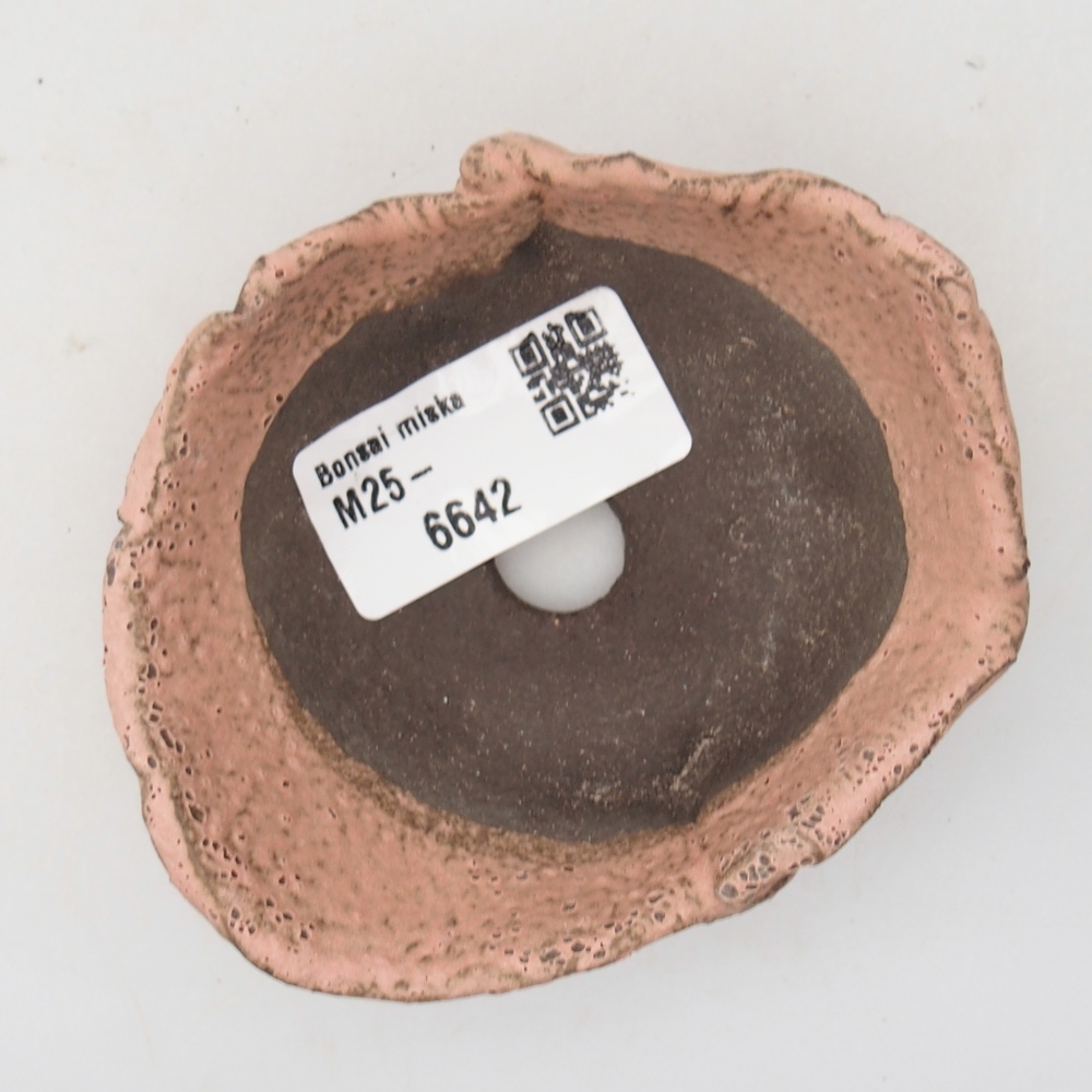 Coquille en céramique 9 x 7,5 x 4 cm , couleur rose