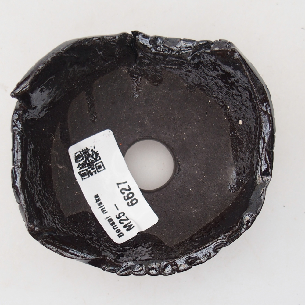 Coquille en céramique 8,5 x 8 x 5 cm , couleur noire