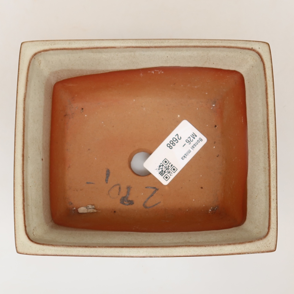 Bol en céramique  14,5 x 12,5 x 7 cm , couleur beige
