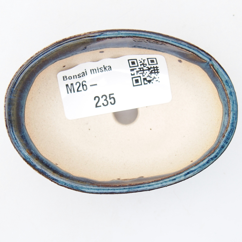 Mini bol bonsaï 7,5 x 5 x 2,5 cm, couleur bleu