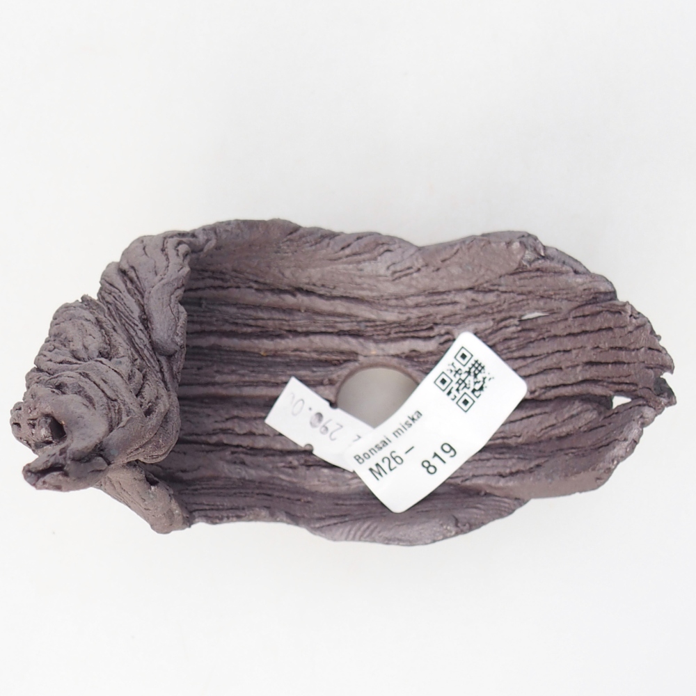 Coquille en céramique 11 x 6,5 x 14,5 cm , couleur métallique