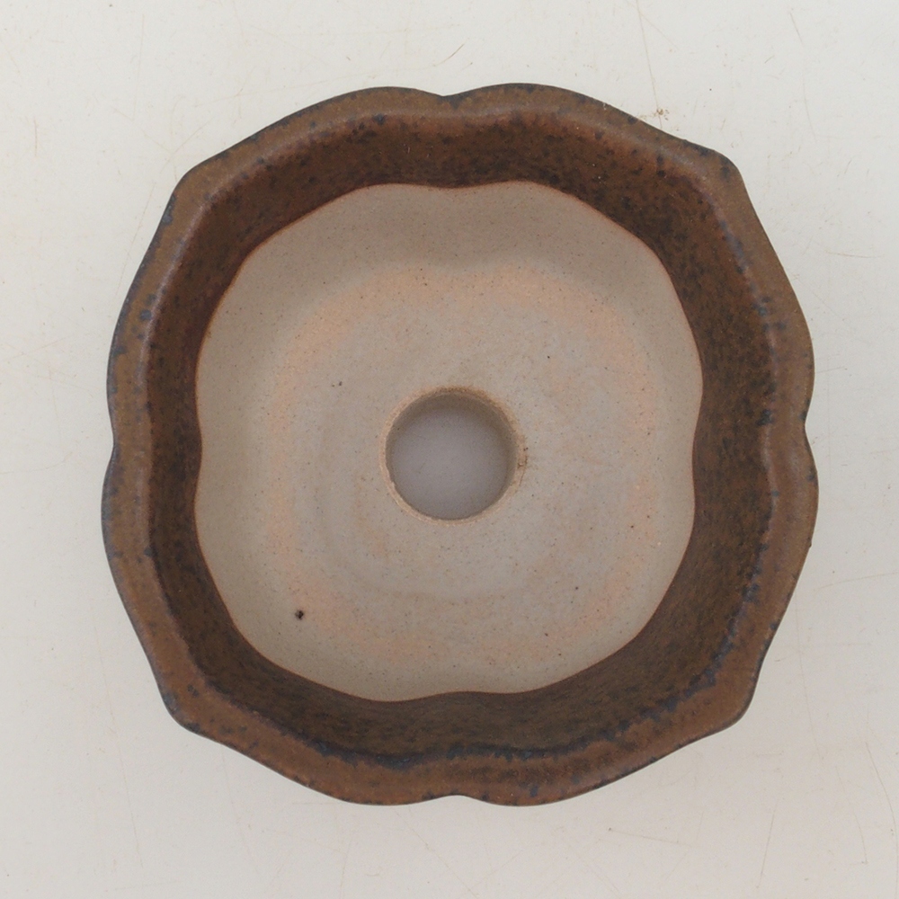 Bol à bonsaï H95 - 7,5 x 7,5 x 4 cm - brun